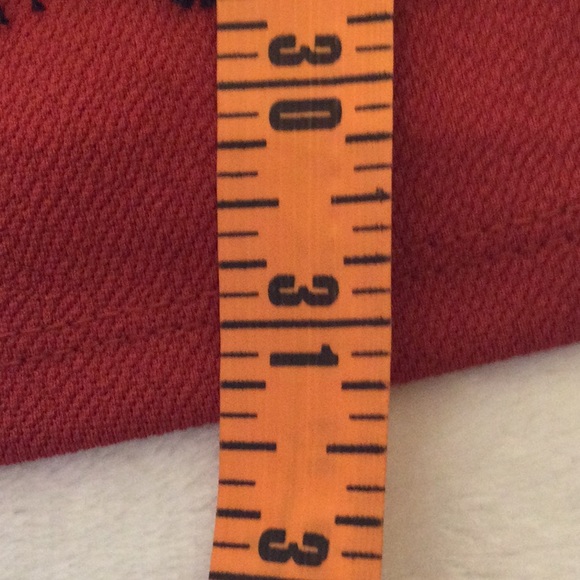 Cute Red Dress With Black Lace Trim - Picture 8 of 12